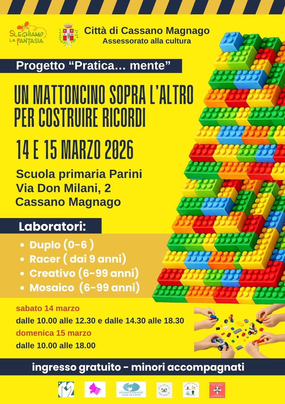 Cassano Magnago – Un mattoncino sopra l’altro per costruire ricordi
