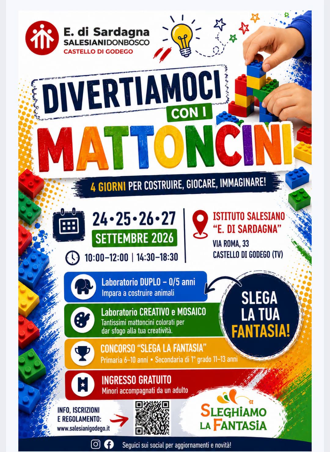 Castello di Godego – Divertiamoci con i mattoncini
